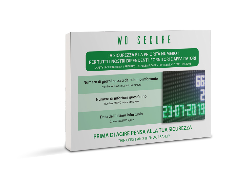 WD Secure display infortuni