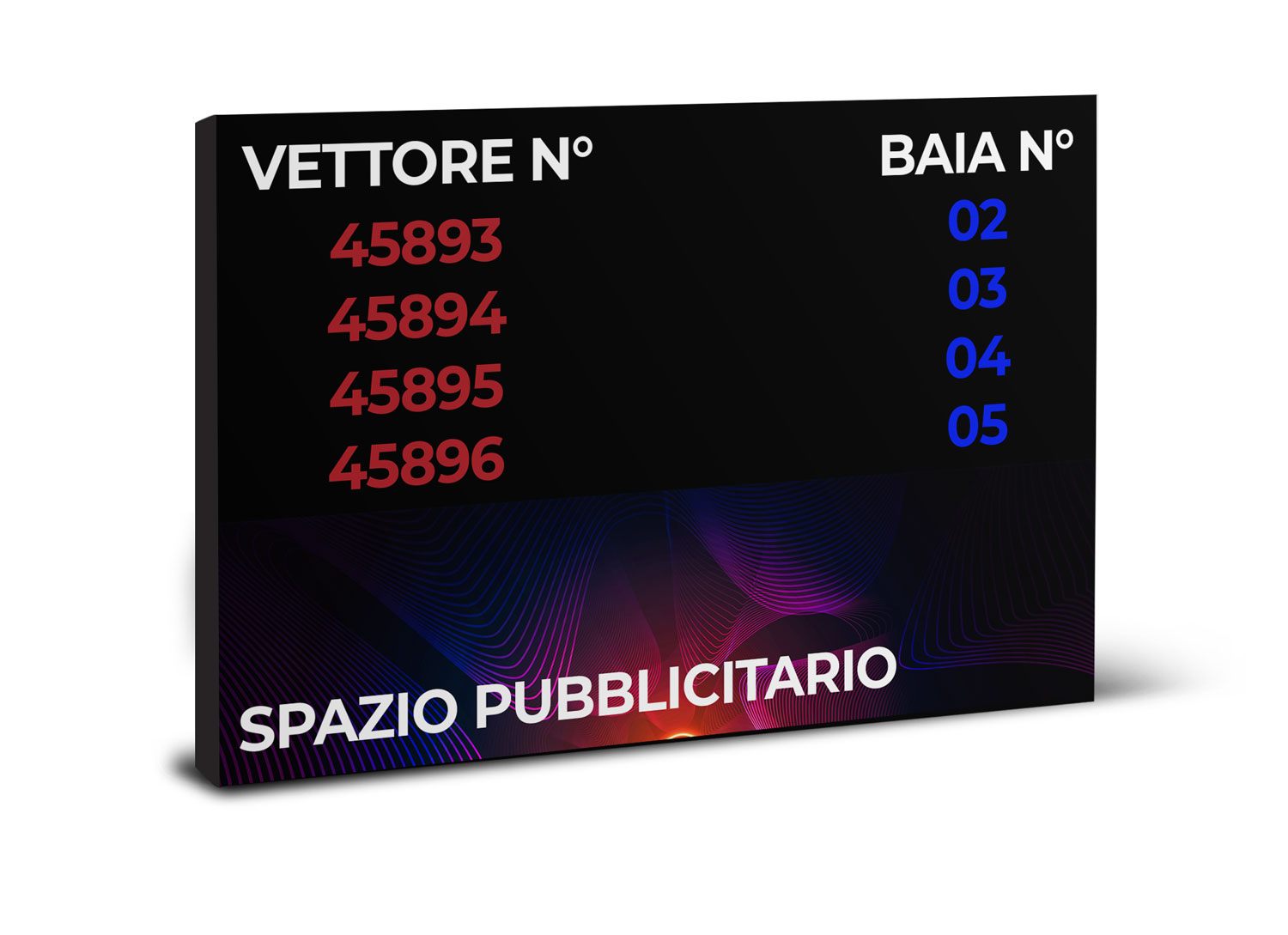 Display per la chiamata dei camion